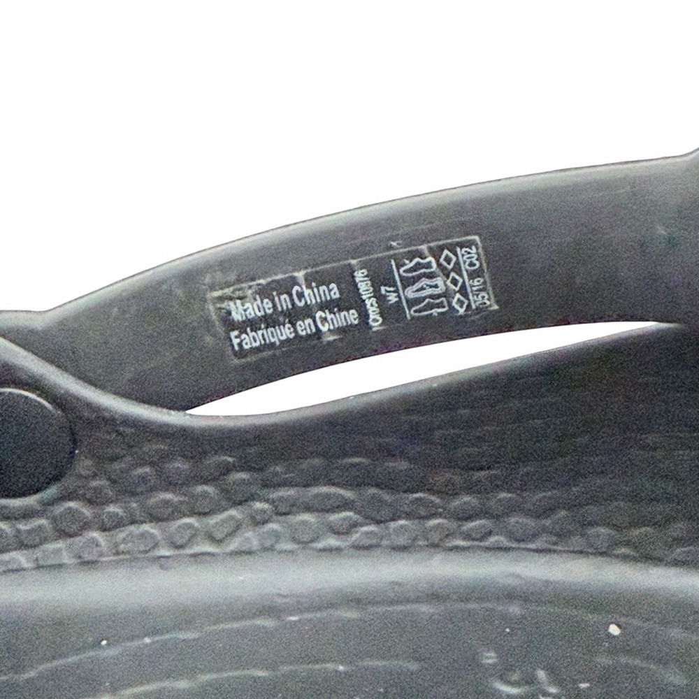 CROCS Black Mercy Work Clogs Slip Resistant Comfort Nursing shoes women’s 7 - Picture 7 of 11
